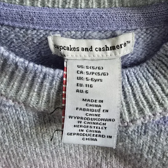 Cupcakes & Cashmere Multicolor Knit Sweater And Skirt For Girls - Picture 4 of 4